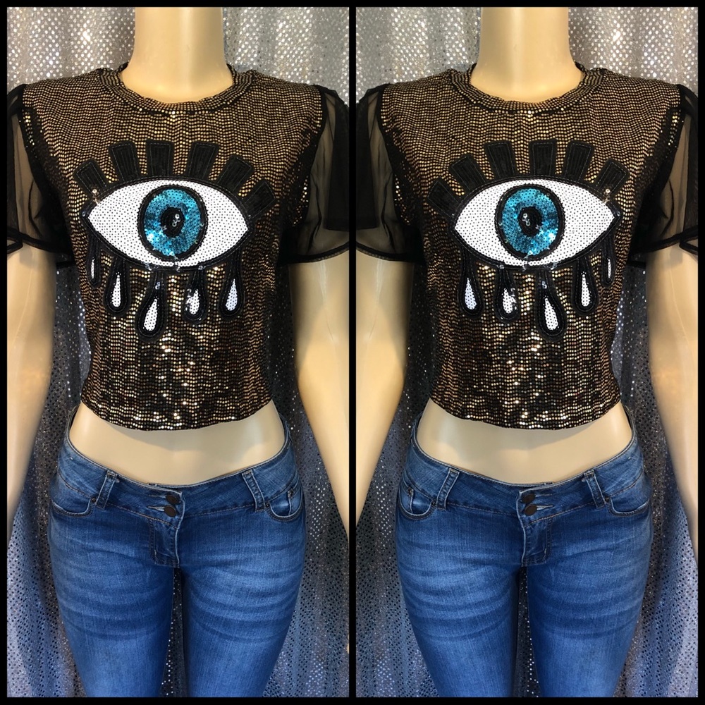 Gold Sparkle Top